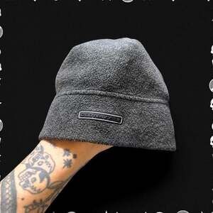 Vintage 2002 Old Navy Grey Fleece Skullcap Beanie M/L Y2K